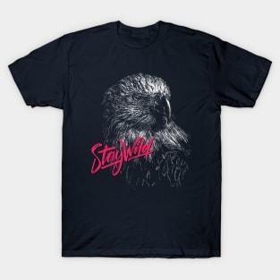 Eagle   |   Hand Drawn Illustration   |   With Lettering T-Shirt